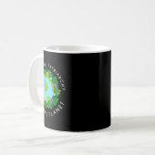 Zerstörung des Patriarchats ohne Planet-Shirt Kaffeetasse (Vorderseite Links)