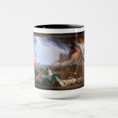 Zerstörung durch den Verlauf des Reiches Tasse (Zentrum)