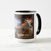 Zerstörung durch den Verlauf des Reiches Tasse (VorderseiteRechts)