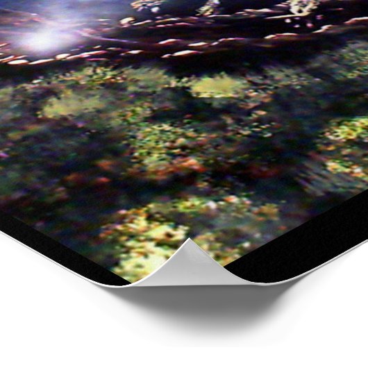 Zerstörung eines Planeten Poster (Ecke)