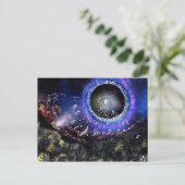 Zerstörung eines Planeten Postkarte (Stehend Vorderseite)