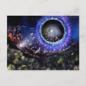 Zerstörung eines Planeten Postkarte (Vorderseite)