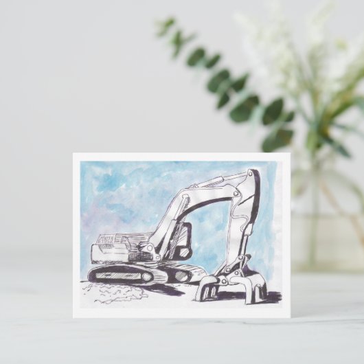 Zerstörung! Postkarte (Stehend Vorderseite)