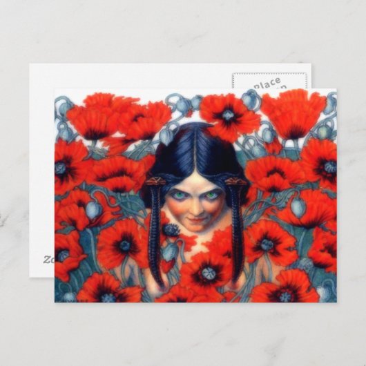 Zerstörung Postkarte (Vorne/Hinten)