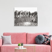 Zerstörung von Bootleg Liquor, 1923 Leinwanddruck (Insitu (Wohnzimmer))