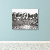 Zerstörung von Bootleg Liquor, 1923 Leinwanddruck (Insitu (Holzboden))