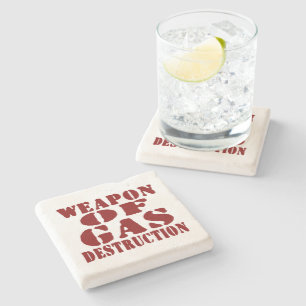 Zerstörung von Gas Steinuntersetzer