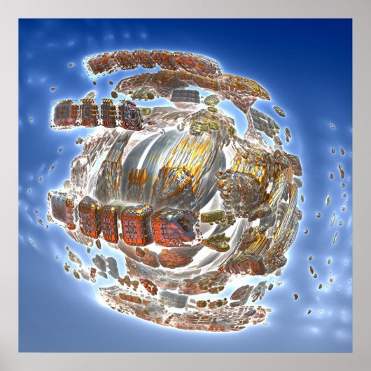 Zerstörung von Räumen Poster (Vorne)