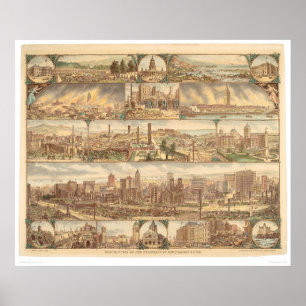 Zerstörung von San Francisco (0508A) Poster