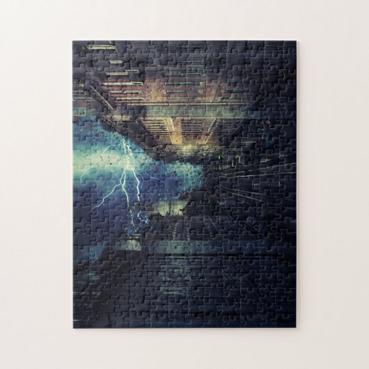 Zerstörung von Sturmstädten Puzzle (Vertikal)