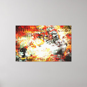 zerstreuen leinwanddruck