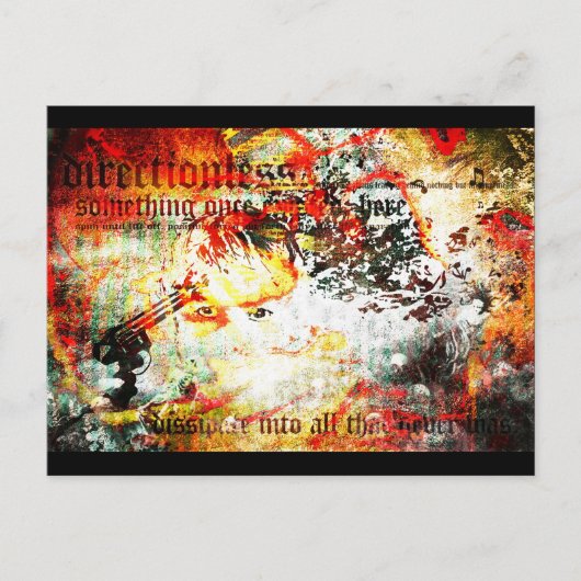 zerstreuen postkarte (Vorderseite)