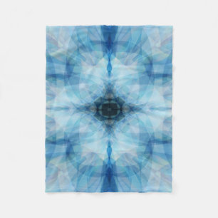 Zerstreute Blumenblätter Fleecedecke