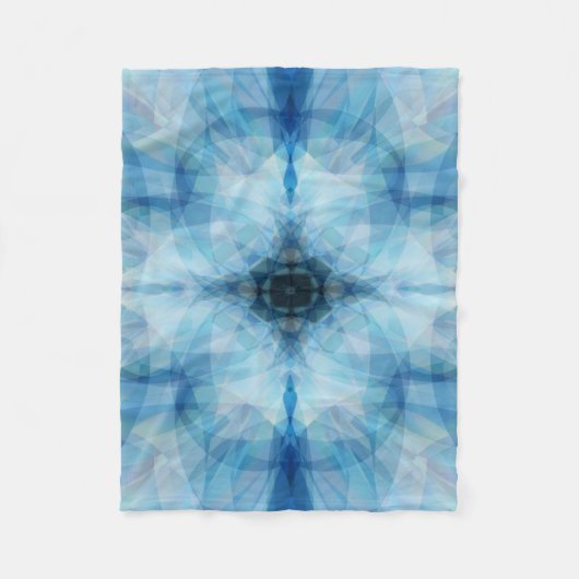 Zerstreute Blumenblätter Fleecedecke (Vorderseite)