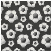 Zerstreute glatte runde Fußbälle Stoff (Muster)