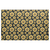 Zerstreute lächelnde Sonnenblume Stoff (Fat Quarter (45,7 x 55,9 cm))