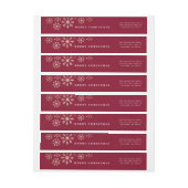 Zerstreute Schneeverpackung um (Bogen)