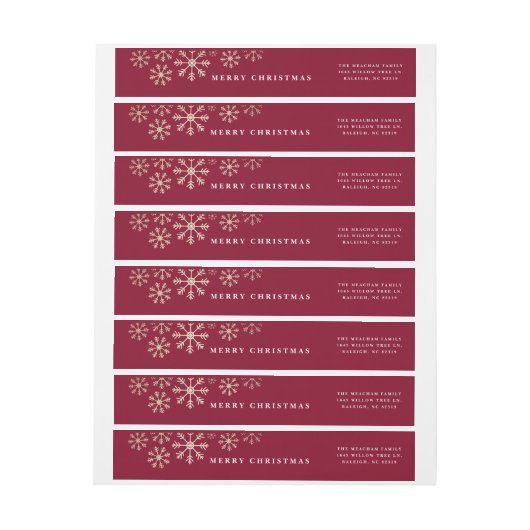 Zerstreute Schneeverpackung um (Bogen)