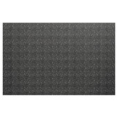 Zerstreute Schwarzweiss-Sterne Stoff (Yard (91,4 cm))