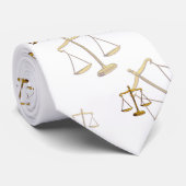 Zerstreute Skalen des Rechtsanwalts der Krawatte (Gerollt)