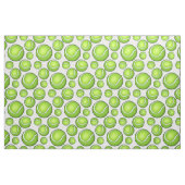 Zerstreute Tennisbälle Stoff (Fat Quarter (45,7 x 55,9 cm))