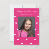 Zerstreuter Herzen Klassenzimmer-Valentinsgruß Einladung (Vorderseite)