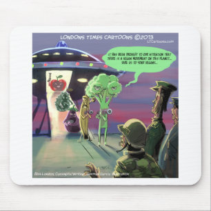 Zerstreuter Veganer Lustig Mousepad