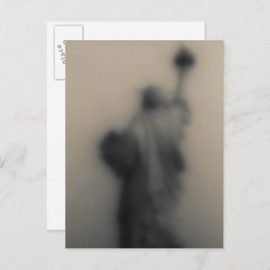 Zerstreutes Bild des Freiheitsstatuen Postkarte (Vorne/Hinten)