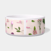 Zerstreutes Blumen-Rosa Napf (Rückseite)