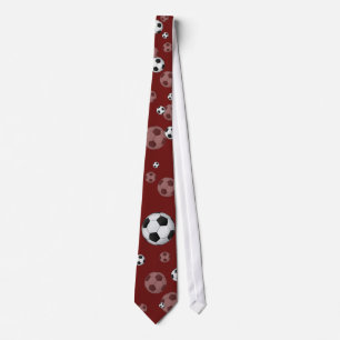 Zerstreutes Fußball-Sport-Geschenk des Fußball-  Krawatte