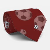 Zerstreutes Fußball-Sport-Geschenk des Fußball-| Krawatte (Gerollt)