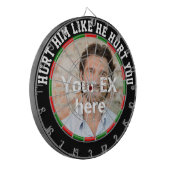 Zerteilen perfekte Geschenke für sie, um über ihn  Dartscheibe (Vorderseite Links)