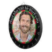 Zerteilen perfekte Geschenke für sie, um über ihn  Dartscheibe (Vorderseite rechts)