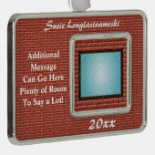 Zertifikat, Diplom oder Preis-Verzierung Rahmen-Ornament Silber (Rechts)