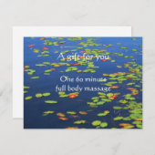 Zertifikat für Blaues Wasser und Lippenpads (Vorne/Hinten)