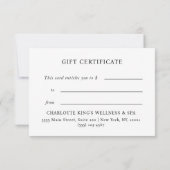 ZERTIFIKAT FÜR DAS MÄRBWEISSSILBER-SALON-GESCHENK (Rückseite)