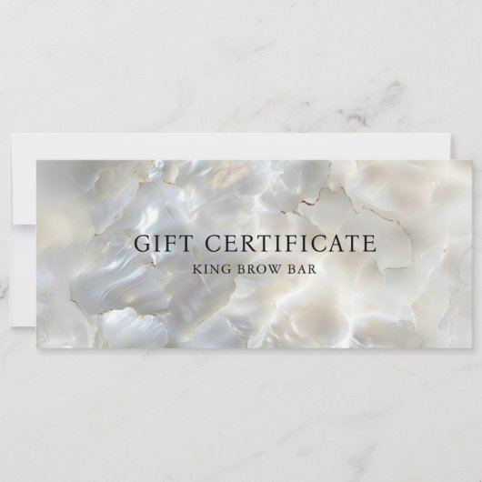 ZERTIFIKAT FÜR DAS MÄRBWEISSSILBER-SALON-GESCHENK (Vorderseite)