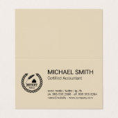 Zertifikat | Öffentliches Notar-Logo (Außenseite Aufgefaltet)