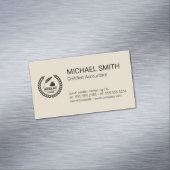 Zertifikat | Öffentliches Notar-Logo Magnetische Visitenkarte (Beispiel)