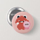 Zertifiziert Peinlicher Roter Panda Button (Vorne & Hinten)