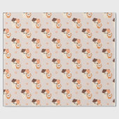 Zertifiziert süße Katze Geschenkpapier (Flach)