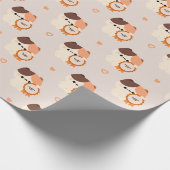 Zertifiziert süße Katze Geschenkpapier (Ecke)