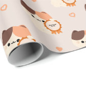 Zertifiziert süße Katze Geschenkpapier (Rolleneckpunkt)