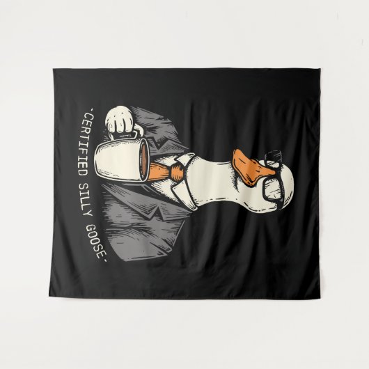 Zertifizierte alberne Gans Wandteppich (Vorderseite (Horizontal))