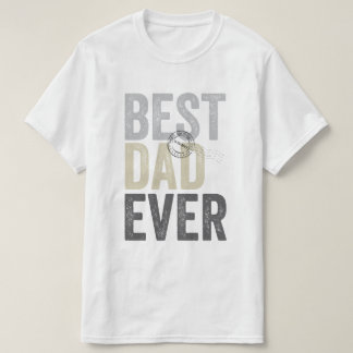 Zertifizierte Beste Vater je Vatertag Typografie T-Shirt