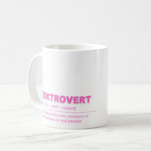 Zertifizierte Booktrovert-Fictional Worlds > Real Kaffeetasse (Vorderseite Links)