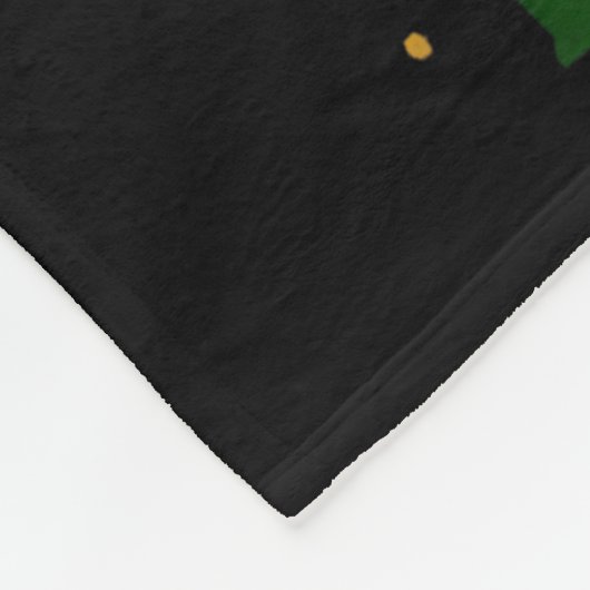 Zertifizierte Cookie Bandit, Funny Christmas Light Fleecedecke (Ecke)