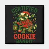 Zertifizierte Cookie Bandit, Funny Christmas Light Magnet (Vorne)