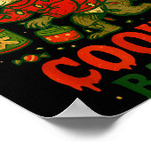 Zertifizierte Cookie Bandit, Funny Christmas Light Poster (Ecke)