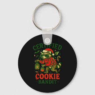 Zertifizierte Cookie Bandit, Funny Christmas Light Schlüsselanhänger